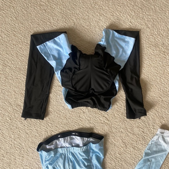 Women's Cycle Long Sleeve Bike Mountain Riding Wear with Padded Long Pants Sets - Picture 10 of 12